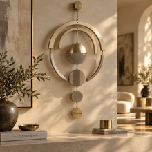 Calvessas™ Aurelia Orbit Arc Hanging Sculpture