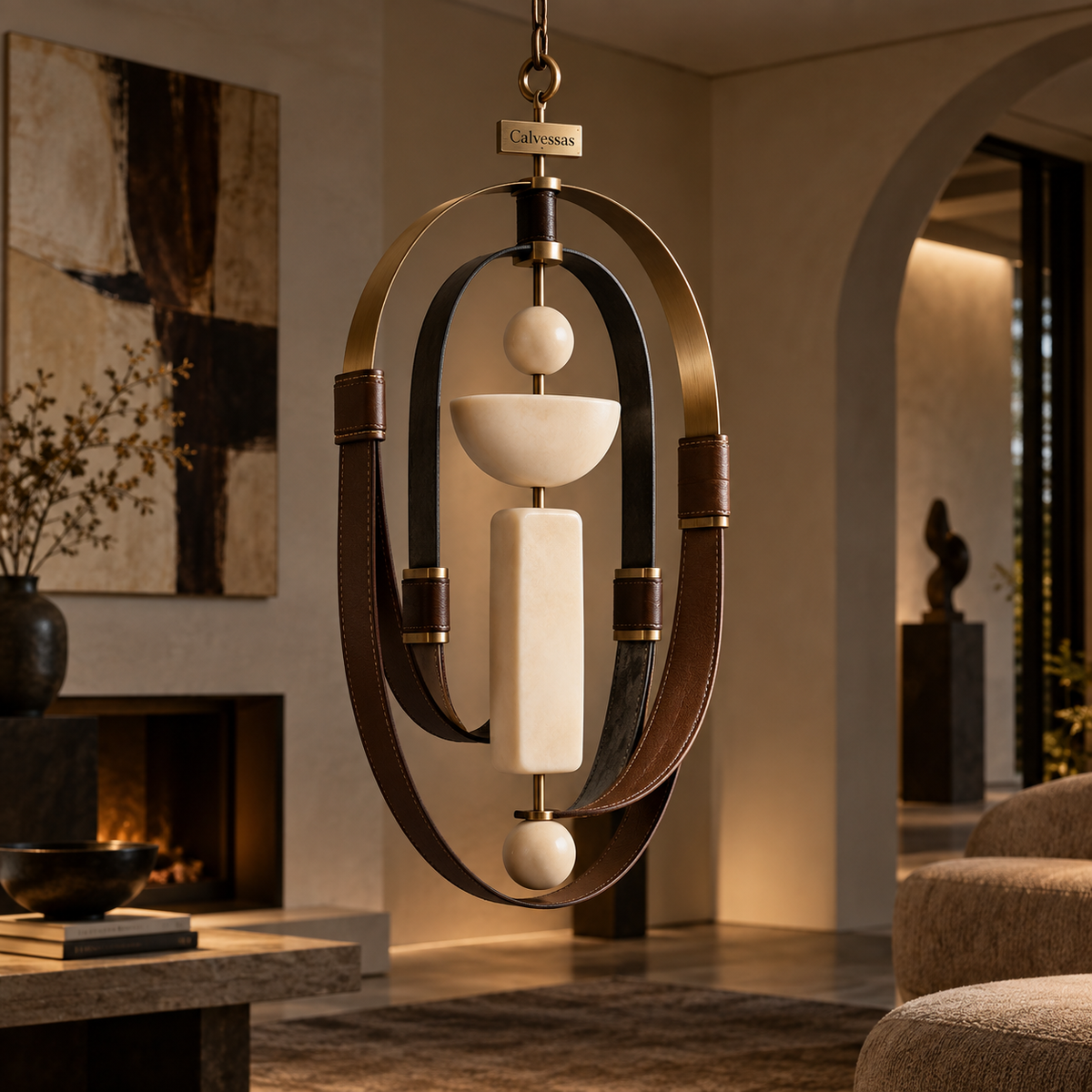 Calvessas™ Aurelia Orbit Hanging Sculpture