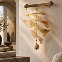 Calvessas™ Aurevia Amber Flow Hanging Sculpture