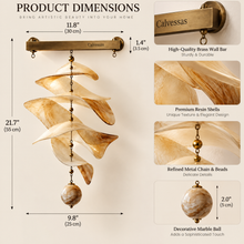 Calvessas™ Aurevia Amber Flow Hanging Sculpture