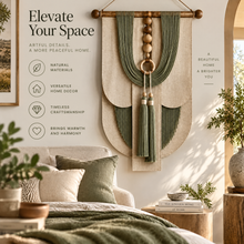 Calvessas™ SageWeave Layered Tassel Wall Hanging