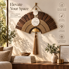 Calvessas™ Serenna Woven Fan Wall Sculpture